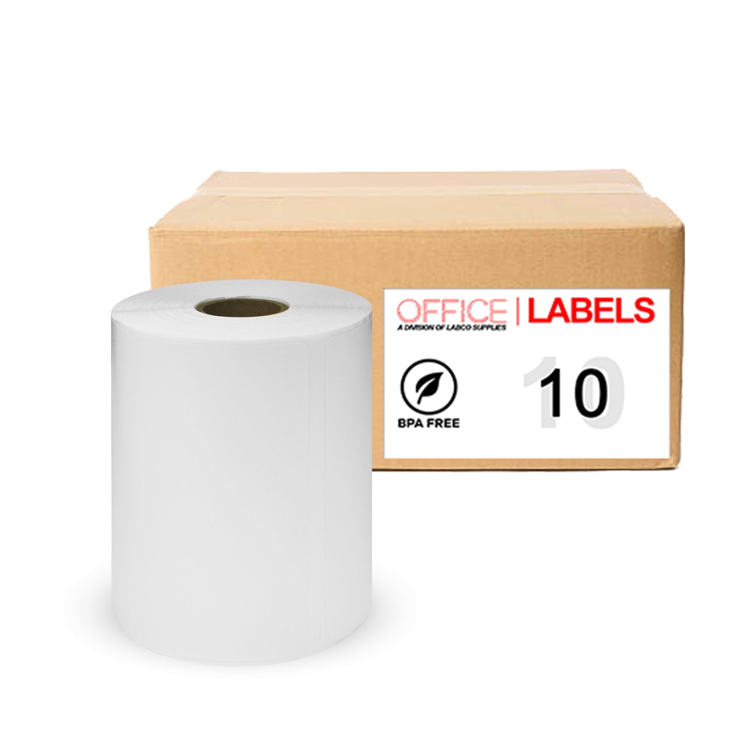 10 Rolls of 1744907 Compatible Labels for DYMO 4" x 6" (104mm x 159mm)