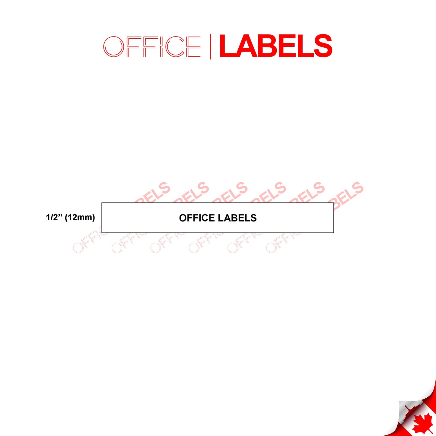 10 Pack of 91330 Black on White Compatible Paper Tape for Dymo Letratag 1/2" (12mm x 4m)