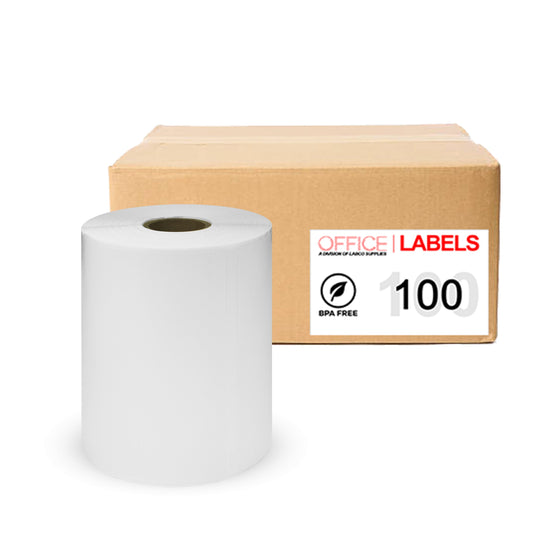 100 Rolls of 1744907 Compatible Labels for DYMO 4" x 6" (104mm x 159mm)