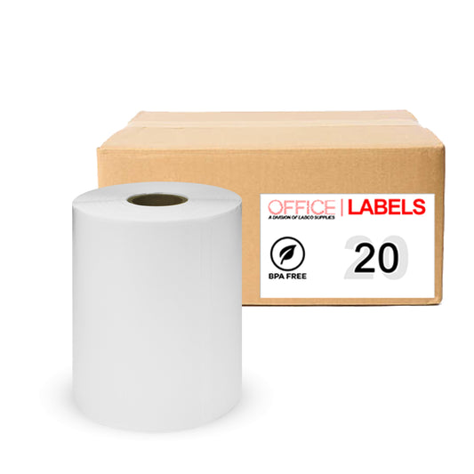 20 Rolls of 1744907 Compatible Labels for DYMO 4" x 6" (104mm x 159mm)