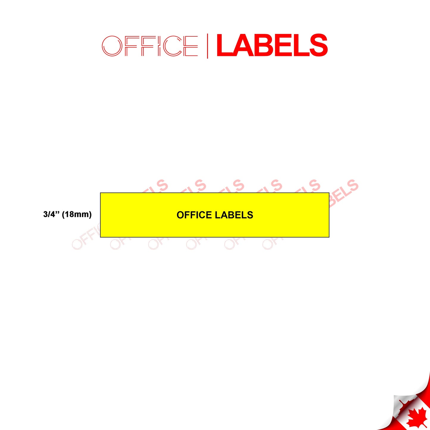 10 Pack of M21750595YL Black on Yellow Compatible Tape for Brady 3/4" (18mm x 21')