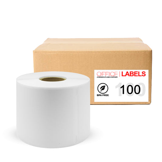 100 Rolls of 30256 Removable Compatible Large Shipping Labels for DYMO 2-5/16" x 4" (59mm x 104mm)