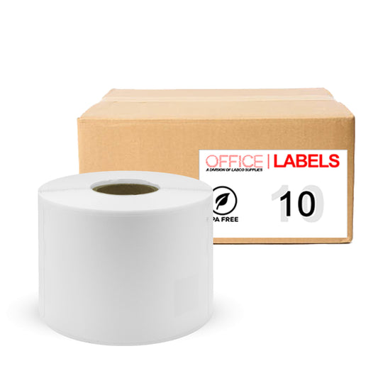 10 Rolls of 30258 Compatible Labels for DYMO 2-1/8" x 2-3/4" (54mm X 70mm)