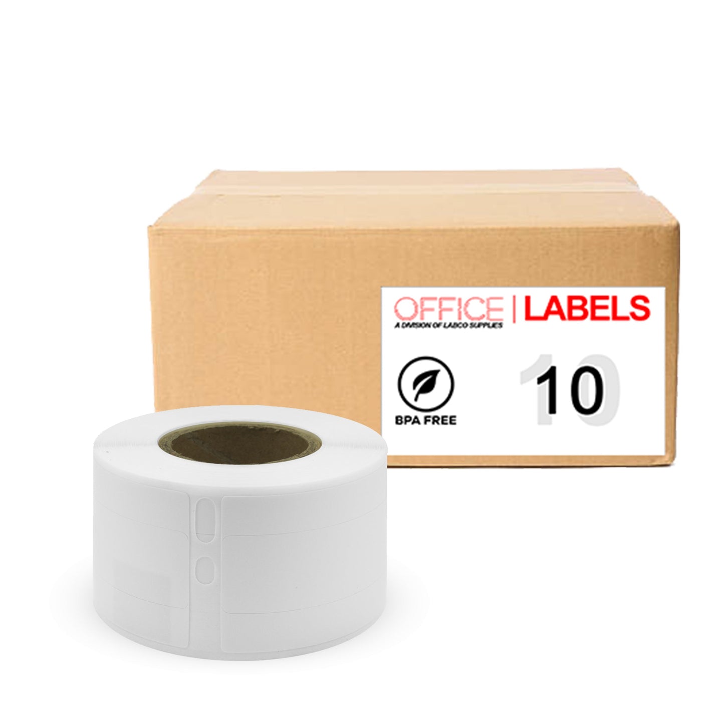 10 Rolls of 30327 Compatible Labels for DYMO 9/16" x 3-7/16" (14mm x 87mm)