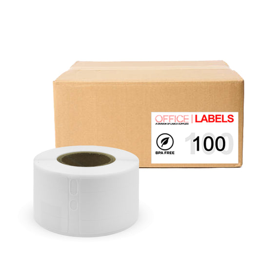 100 Rolls of 30327 Compatible Labels for DYMO 9/16" x 3-7/16" (14mm x 87mm)