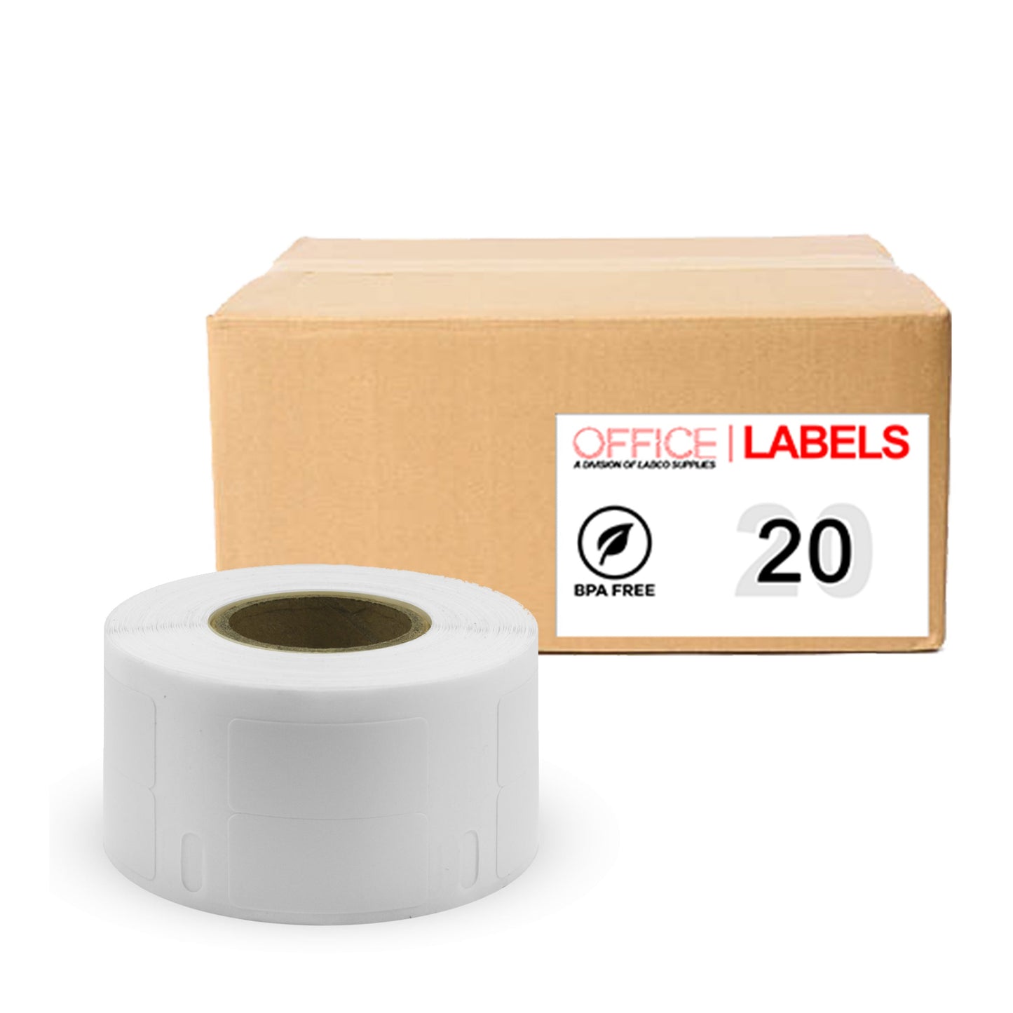 20 Rolls of 30333 Compatible Labels for DYMO 1/2" X 1" (13mm x 25mm)