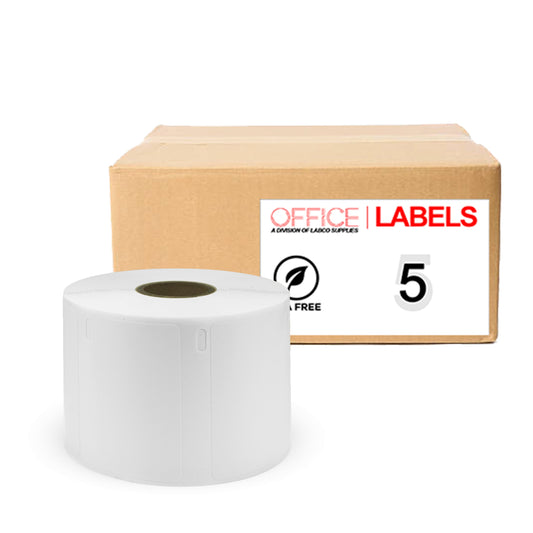 5 Rolls of 30334 Compatible Labels for DYMO 1-1/4" X 2-1/4" (32mm x 57mm)