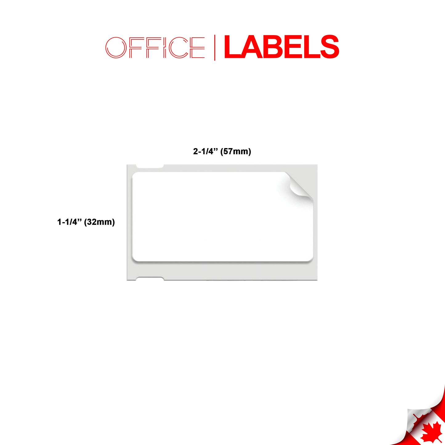 100 Rolls of 30334 Compatible Labels for DYMO 1-1/4" X 2-1/4" (32mm x 57mm)