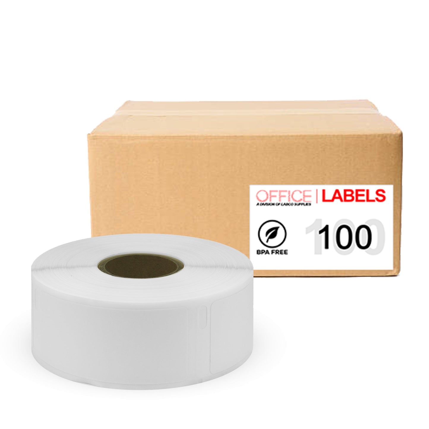 100 Rolls of 30336 Compatible Labels for DYMO 1" x 2-1/8" (25mm x 54mm)