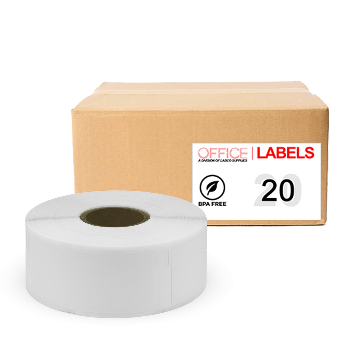 20 Rolls of 30336 Compatible Labels for DYMO 1" x 2-1/8" (25mm x 54mm)