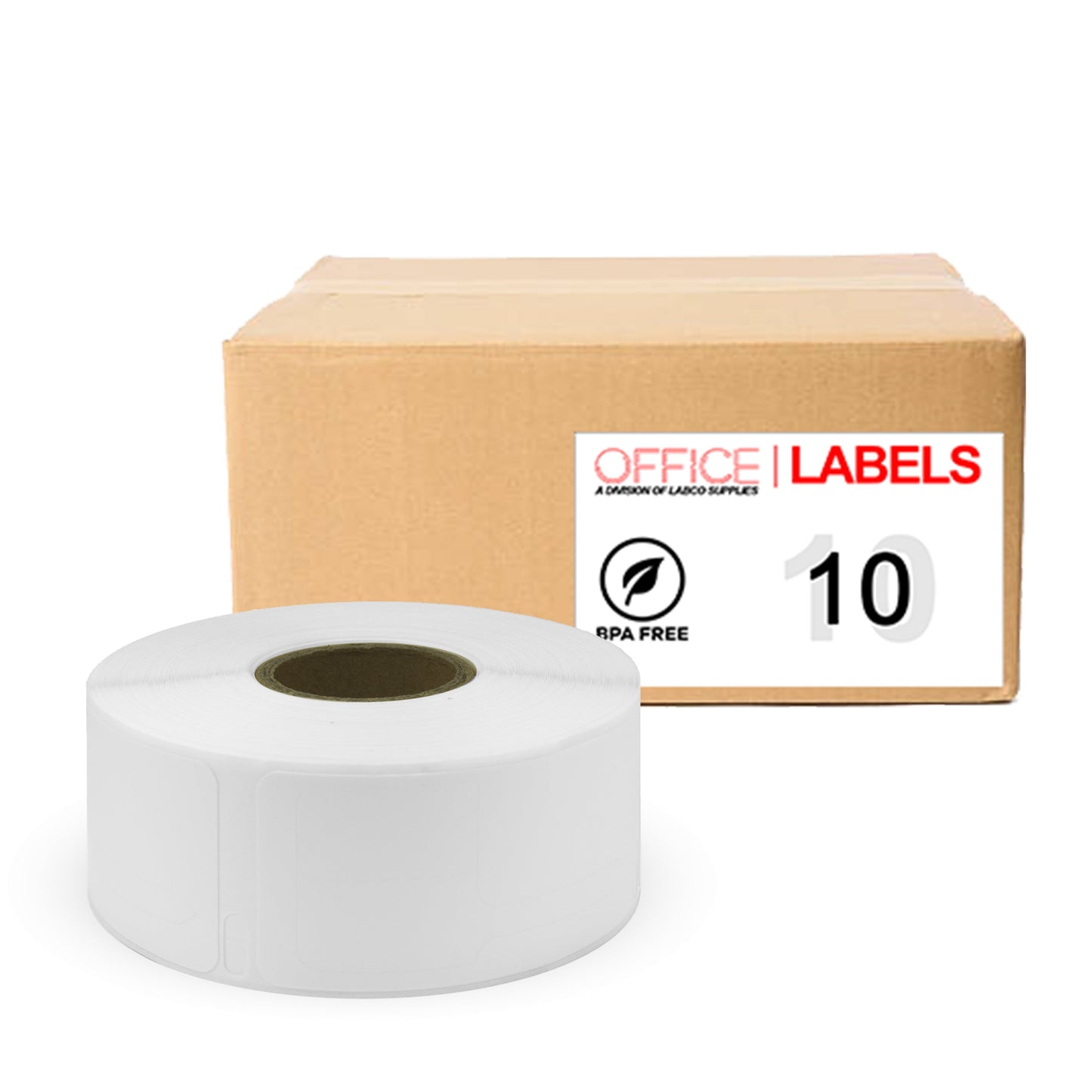 10 Rolls of 30373 Compatible Labels for DYMO 7/8" x 15/16" (22mm X 24mm)