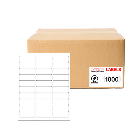 1000 Sheets of Labels 1" x 2-5/8" 30up 3000 Labels 5160 FBA