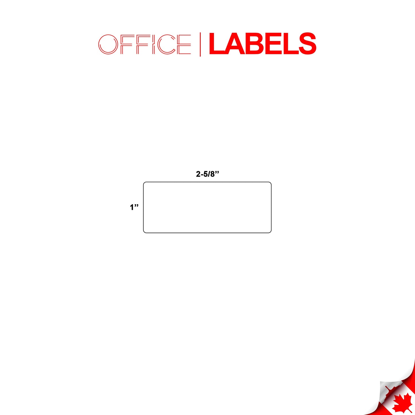 100 Sheets of Labels 1" x 2-5/8" 30up 3000 Labels 5160 FBA