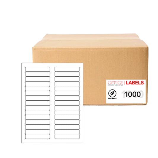 1000 Sheets of Labels 2/3" x 3-7/16" 30up 3000 Labels 5366