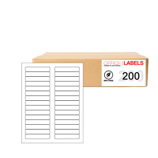 200 Sheets of Labels 2/3" x 3-7/16" 30up 3000 Labels 5366