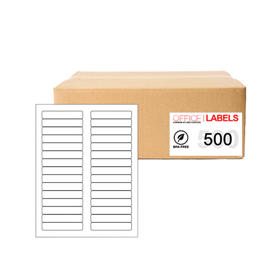 500 Sheets of Labels 2/3" x 3-7/16" 30up 3000 Labels 5366