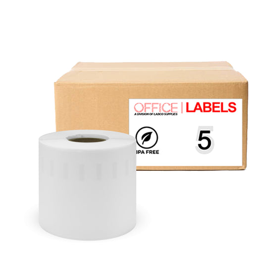 5 Rolls of 99019 Compatible Labels for DYMO 2-5/16" x 7-1/2" (59mm X 190mm)