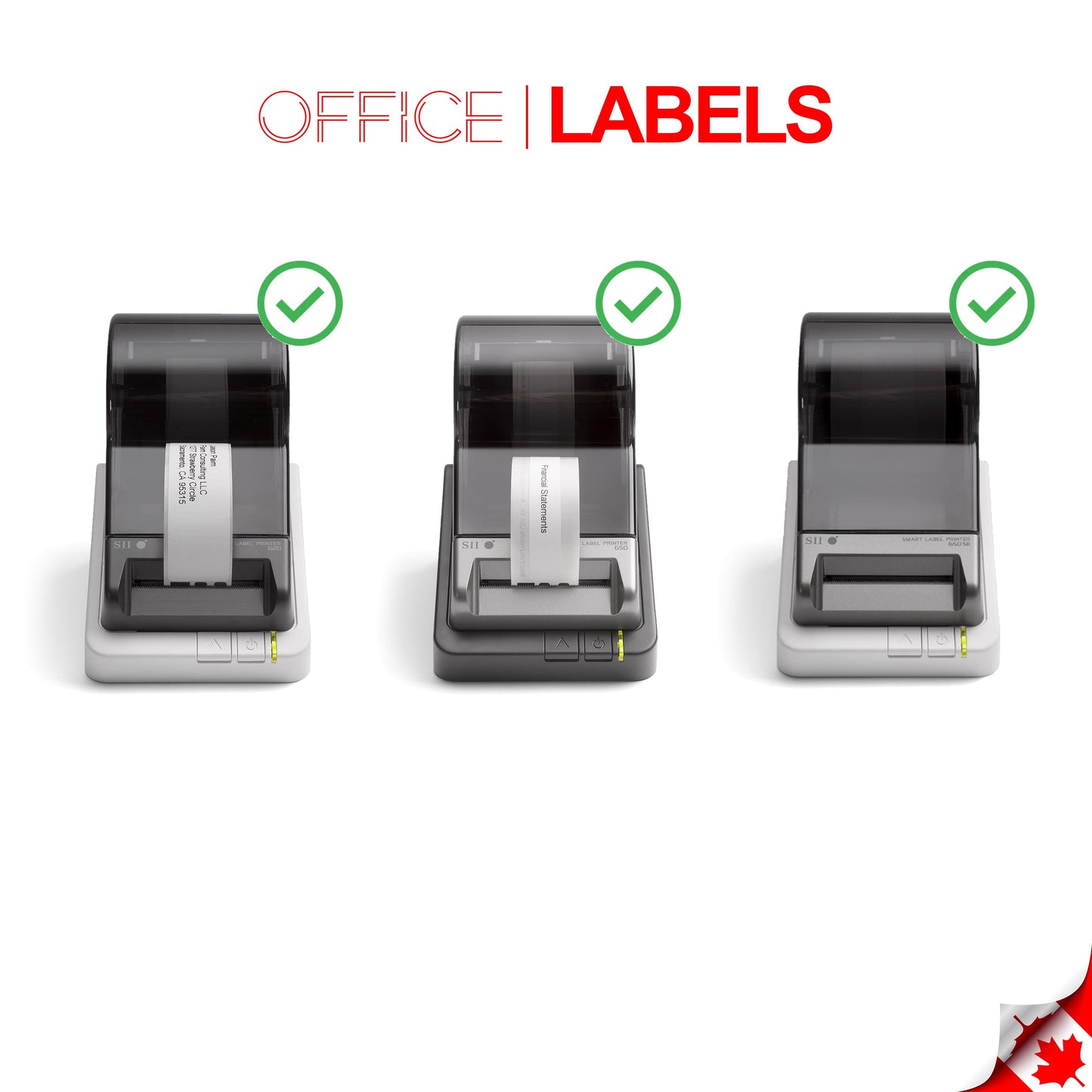 5 Rolls of SLP-R2RL Removable Compatible Labels for SEIKO 1-1/8" X 3-1/2" (28mm x 89mm)