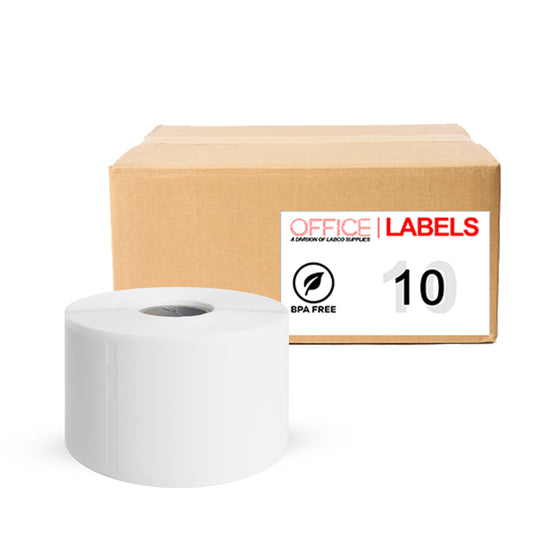 10 Rolls of Veterinary Compatible Labels for DYMO 1-15/16" x 3-1/2" (49mm x 89mm)