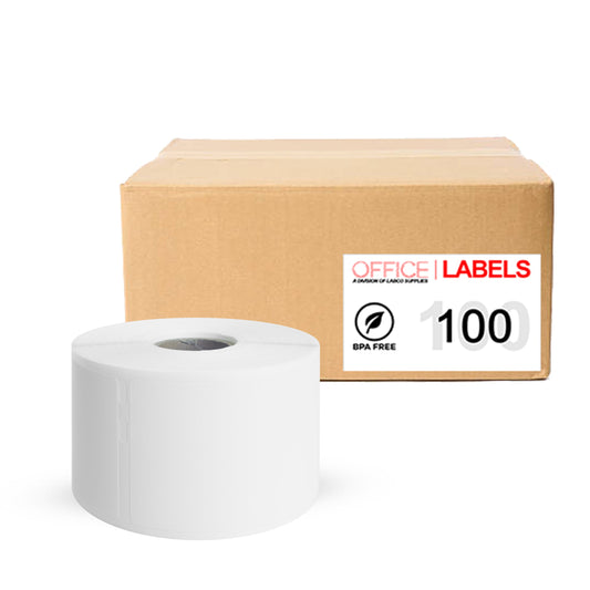 100 Rolls of Veterinary Compatible Labels for DYMO 1-15/16" x 3-1/2" (49mm x 89mm)