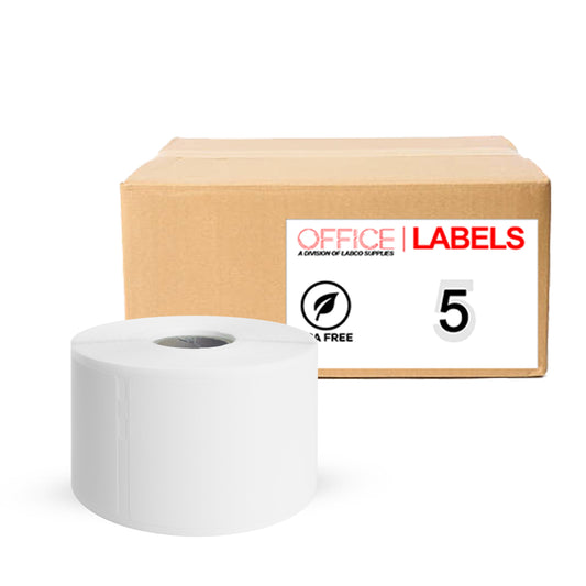 5 Rolls of Veterinary Compatible Labels for DYMO 1-15/16" x 3-1/2" (49mm x 89mm)